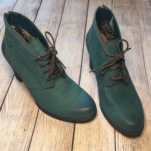 Cobb Hill Teal Keara Ankle Boot w/Heel